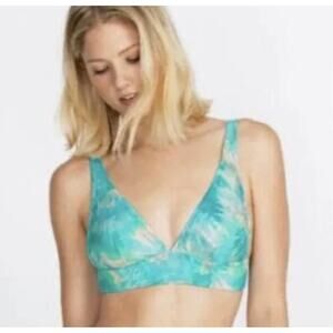 NWT Johnny Was Calme Multicolor Adjustable Bikini Top Sz L